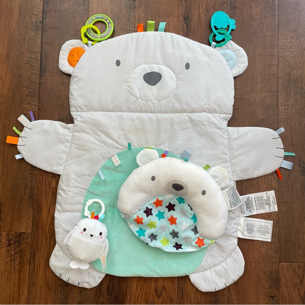 BRIGHT STARTS baby prop and play matt, 3 piece set